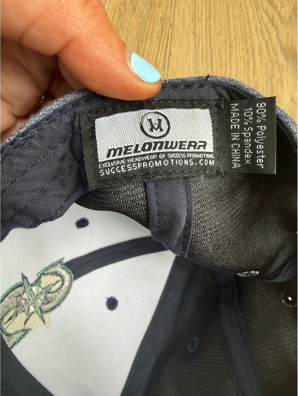 Seattle Mariners Aquafina Moose Snapback Hat MLB Melange Gray Novelty Brim Cap - Picture 8 of 9